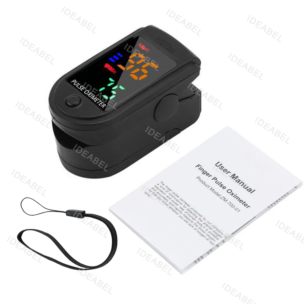 LK89 Finger Pulse Oximeter Medical Portable blood oxygen oxymetre Heart Rate Saturation Meter OLED Oximetro de dedo LED Display