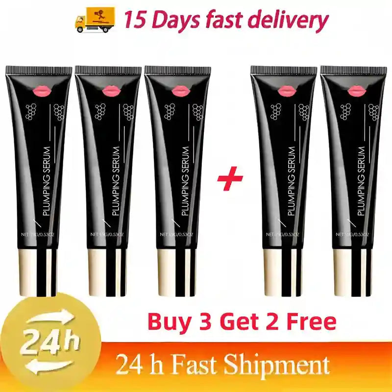 Lip Plumper Oil – Hydrating Lip Treatment & Volumizing Gloss by Tidesmit Lip Care Buy 3 Get 2 Free Tidesmit