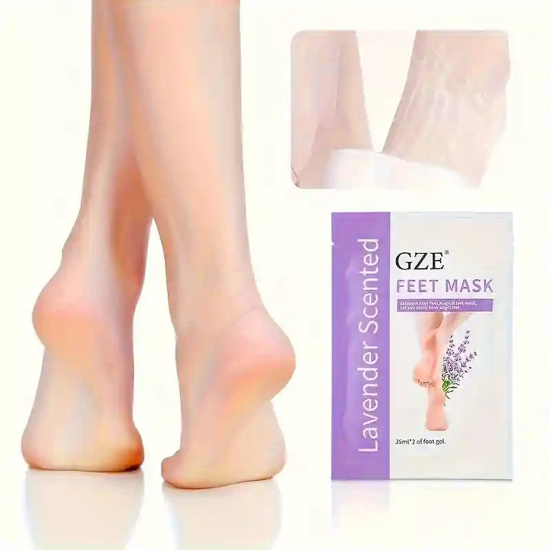Foot Peel Mask for Cracked Heels and Callus Removal - GZE007 Scrubs Treatments Tidesmit