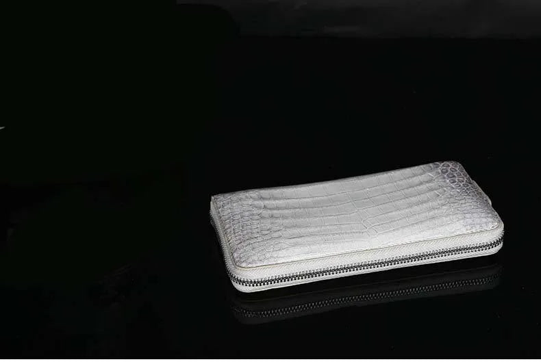ourui Zipper male wallet Himalayan white long male handbags  men clutch bag