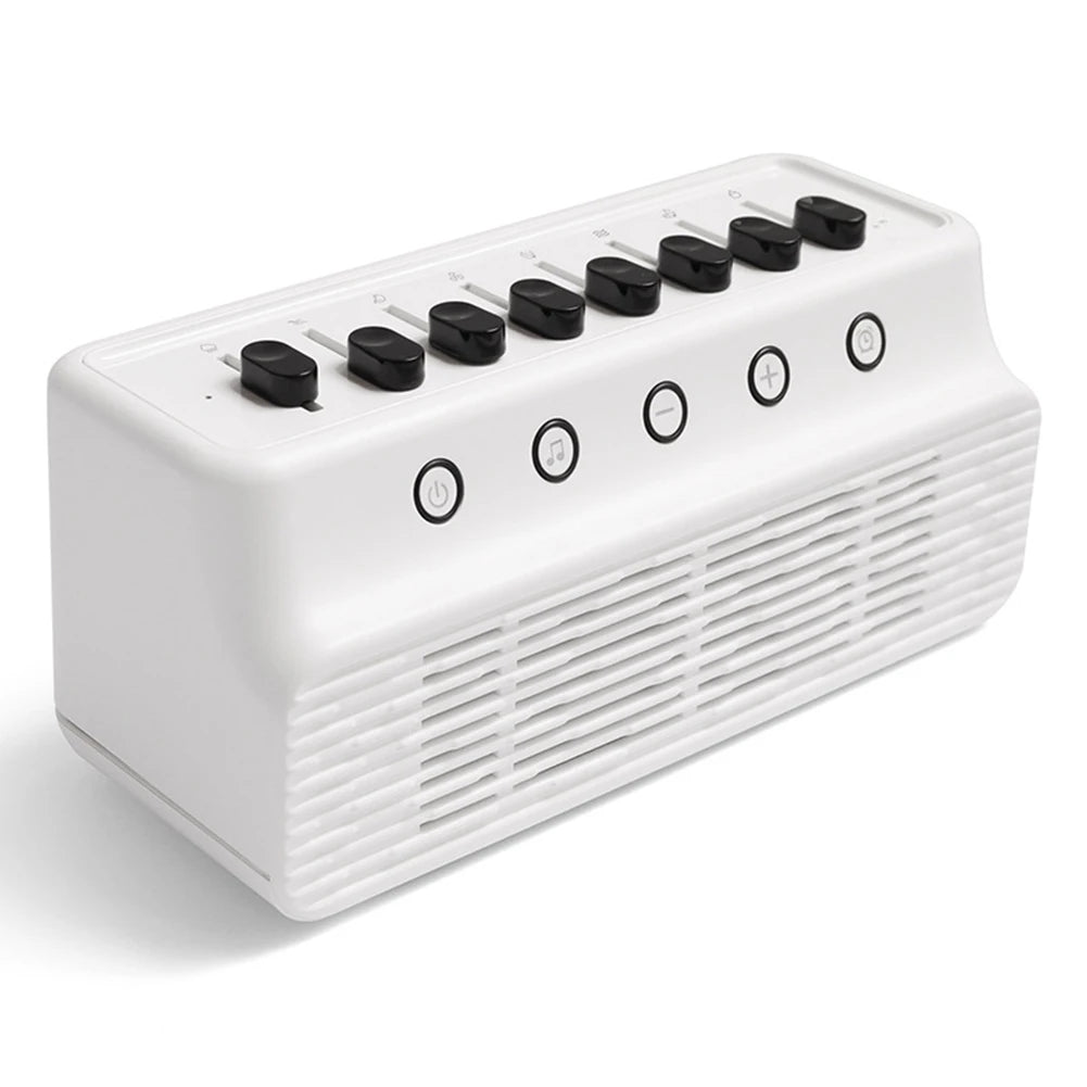 DIY White Noise Speaker Timer Sleep Sound Machine Type-C Rechargeable White Noise Sleep Machines for Bedroom Living Room Bedside