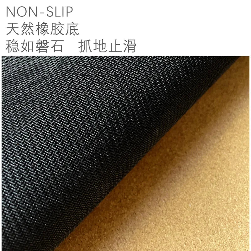 Cork yoga mat natural rubber sports wear-resistant non-slip thickened fitness home mat wholesale can be customized
