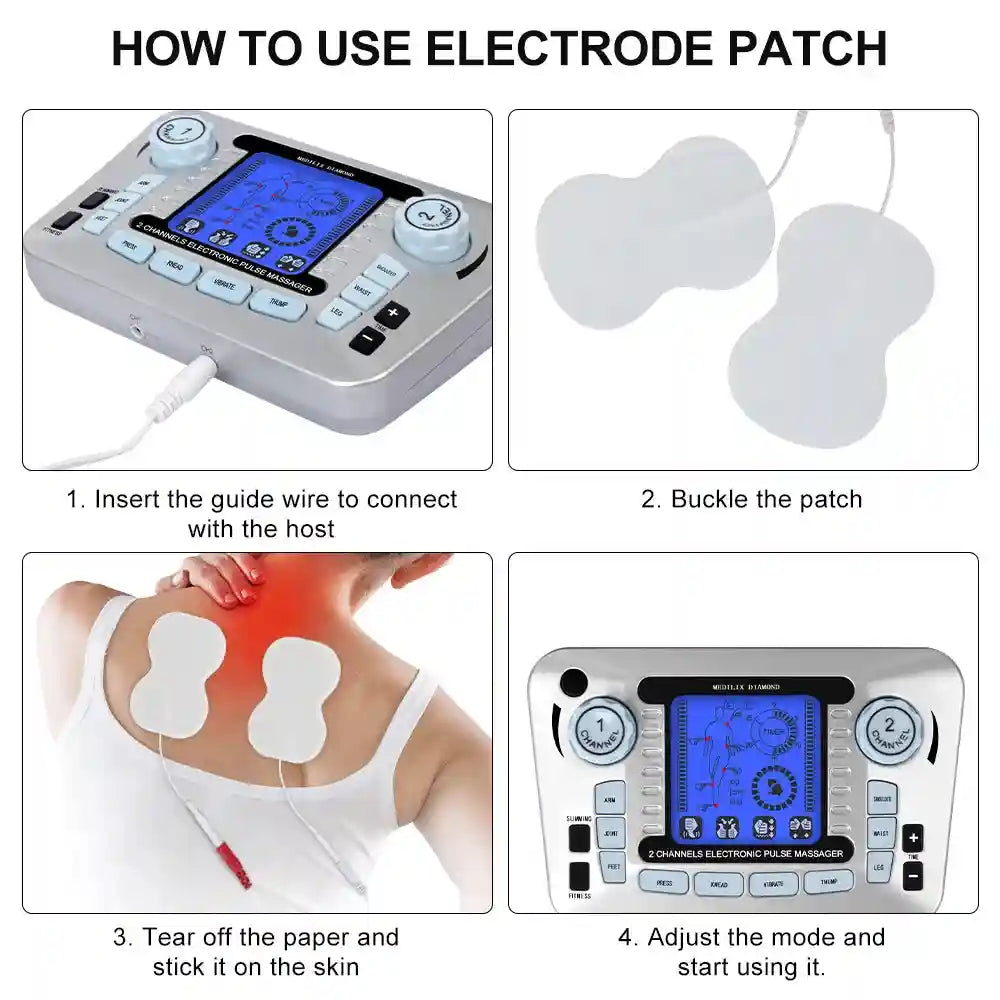 Eye Massage Instrument: Heat Therapy & Electric Pulse Relief Device Eye Massage Instrument Tidesmit