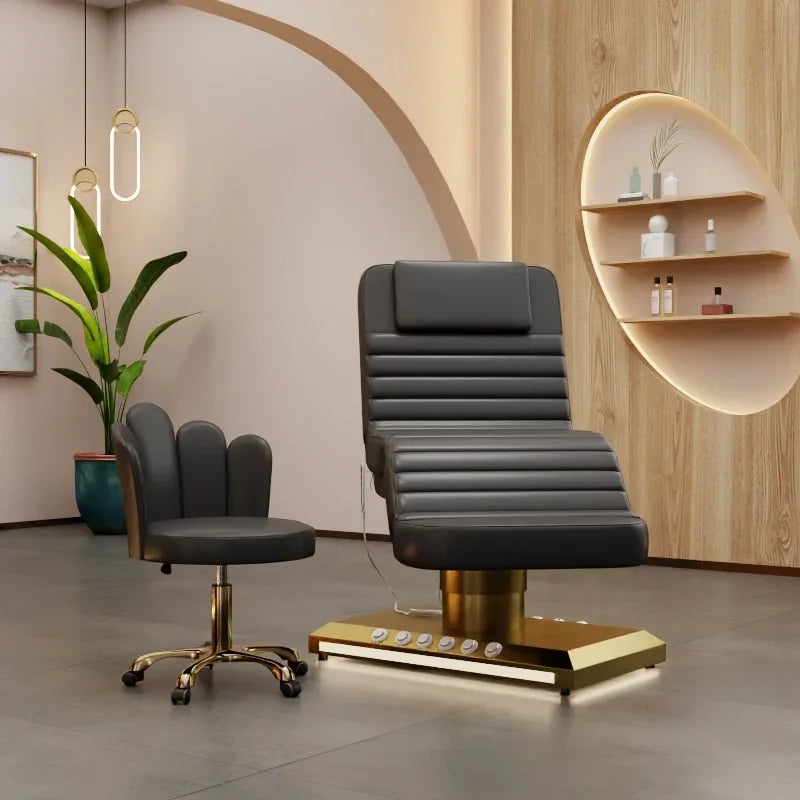 Professional Massage Bed for Eyelash Extensions, Ergonomic Spa Table Massage Chairs Tidesmit