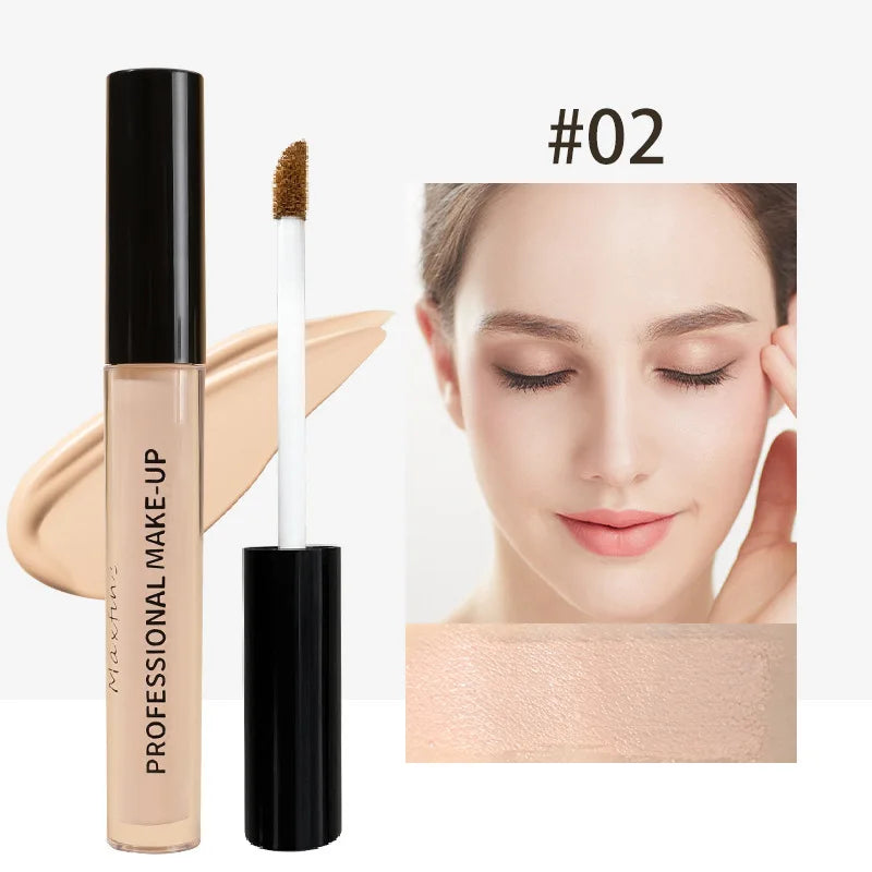 Tidesmit liquid concealer texture close-up showing matte high coverage waterproof and long lasting makeup finish