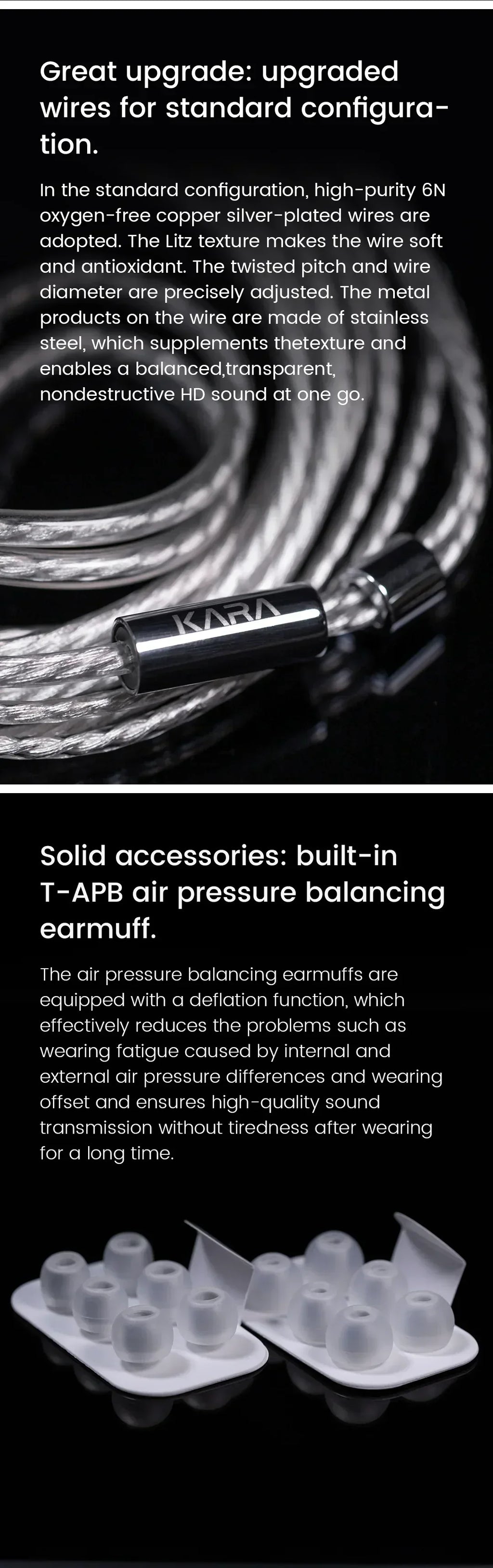 TANCHJIM Kara Hybrid In-Ear Monitors 1DD+4BA HiFi IEMs by Tidesmit Tidesmit