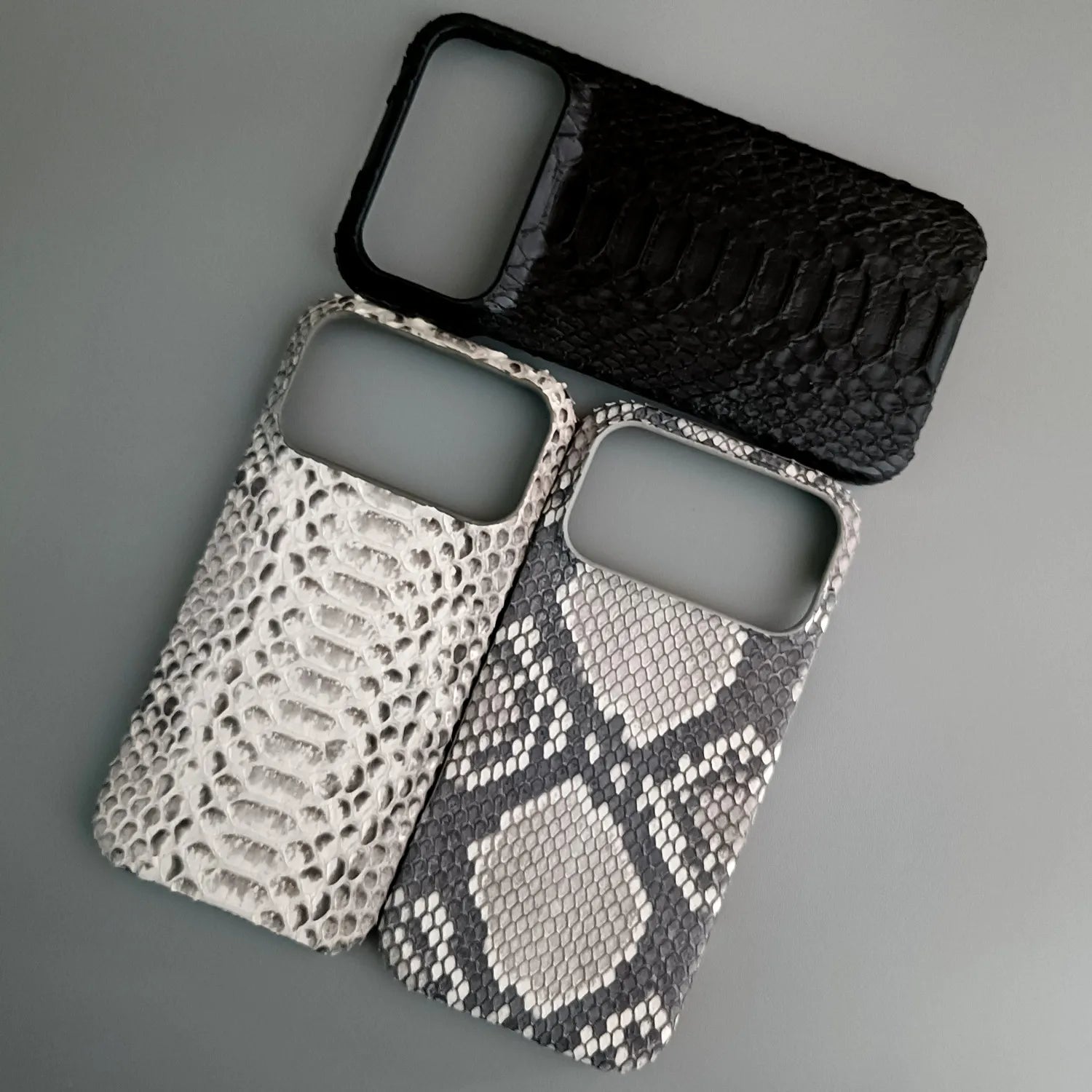 Python Leather iPhone Case: Genuine Snakeskin Slim Fit Protection Tidesmit
