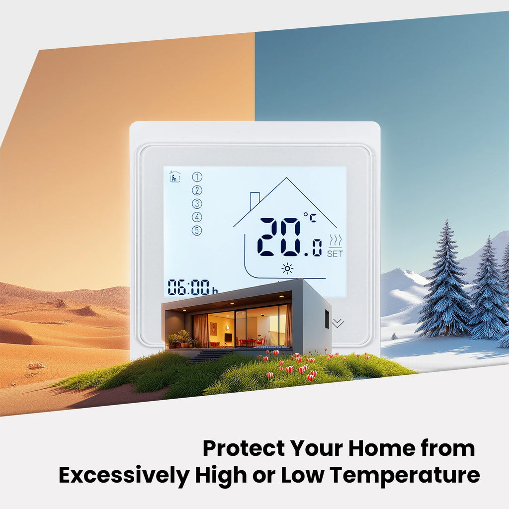 MOES Tuya ZigBee Smart Thermostat Room Temperature Control Water/Electric Floor Heating Gas Boiler Work With Alexa Google Home