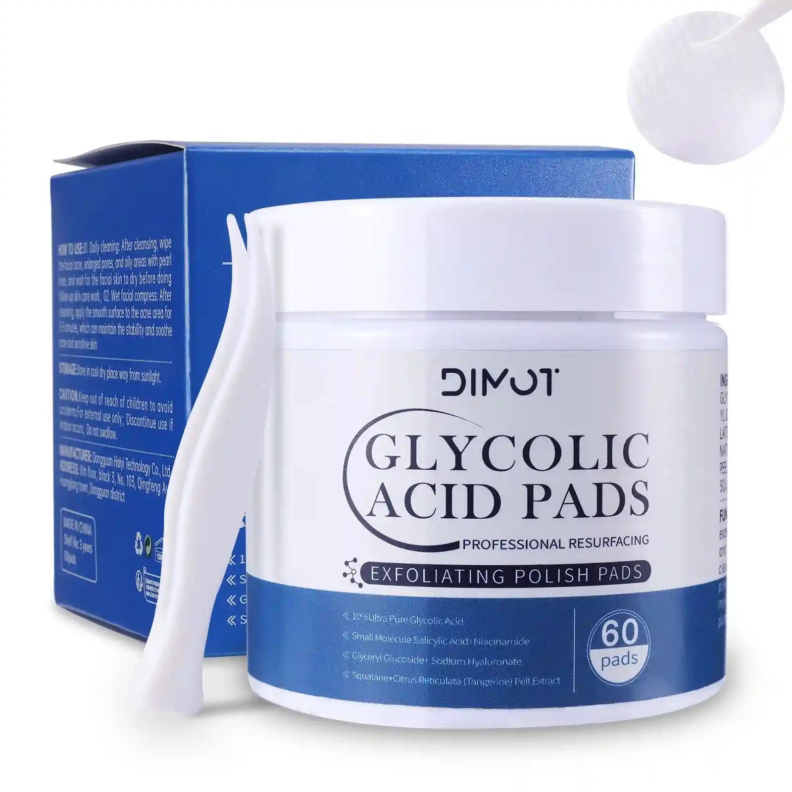Tidesmit Black Facial Cleansing Pads - Exfoliating Face Scrub Kit Scrubs Treatments Tidesmit