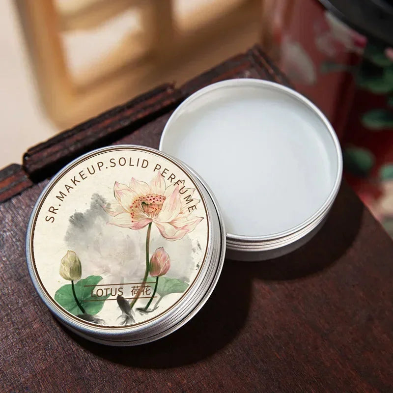 Tidesmit portable solid perfume balm for women featuring long-lasting fresh and elegant body fragrance scents.