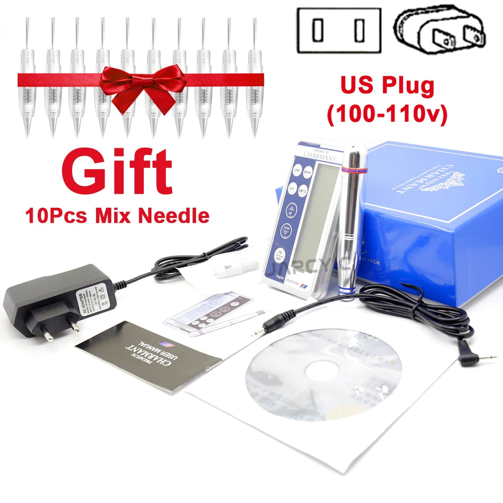 PMU Machine Rotary Pen Kit for Eyebrow and Lip Semi-Permanent Makeup Permanent Makeup Machines machine US Tidesmit
