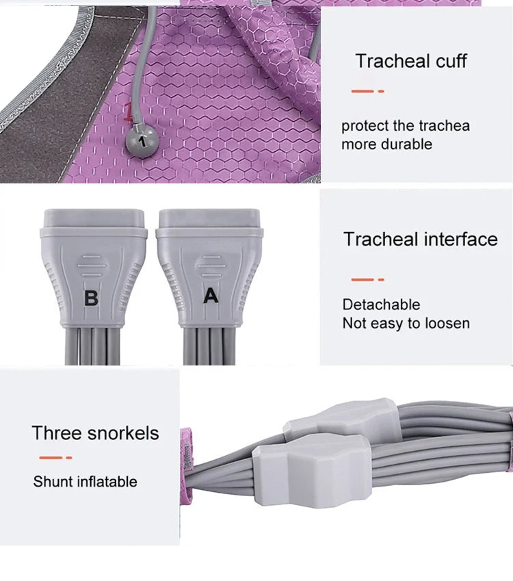 Pressotherapy Machine for Lymphatic Massage - Purple & Red Options Massage Chairs Tidesmit