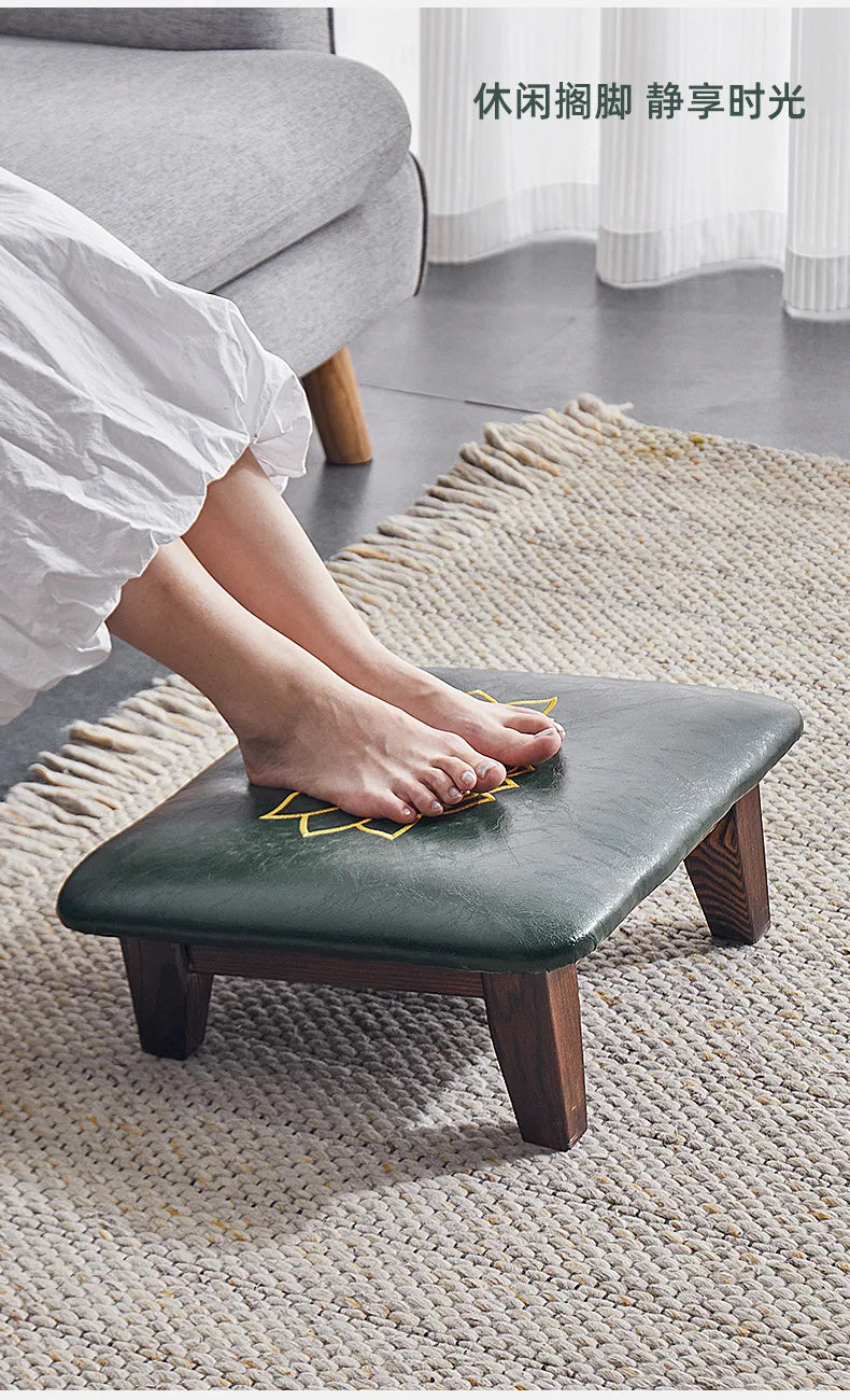 Solid Wood Stool Cushion Household Meditation Temple Kowtow Bay Window Futon Pad Lotus Seat Cushion