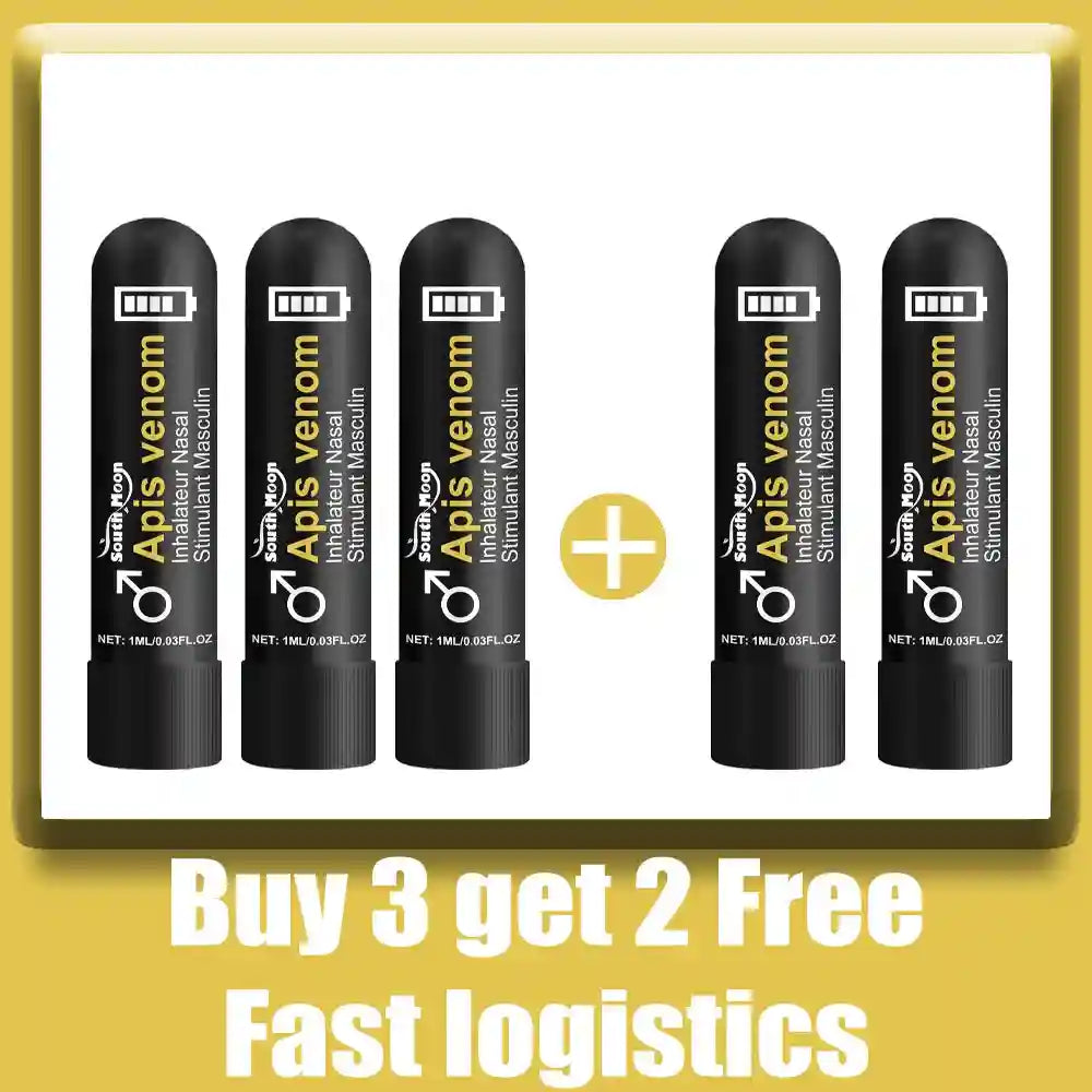 Nasal Inhaler Stick for Daily Soothing Relief - 5 Pack Tidesmit Lip Care 5PCS Tidesmit
