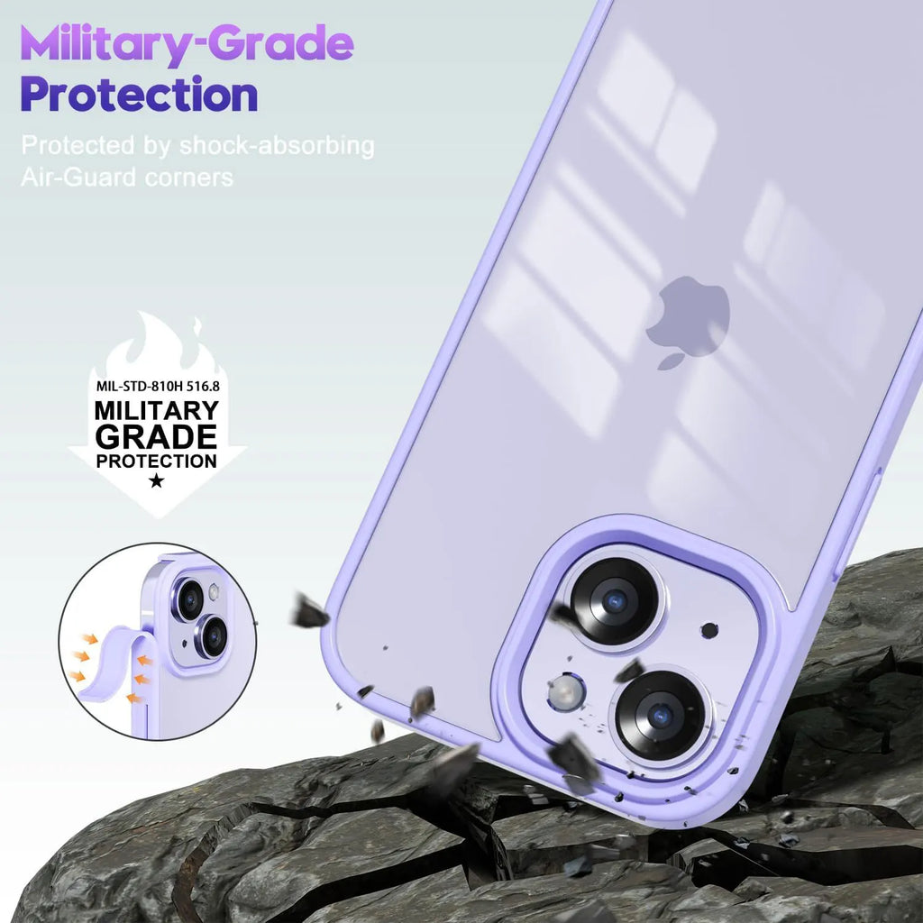iPhone 16 Shockproof Transparent Case - Durable Military-Grade Protection Tidesmit