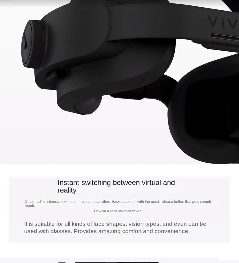 HTC Vive Focus 3 VR Headset: 5K Wireless PC VR System - Tidesmit Tidesmit