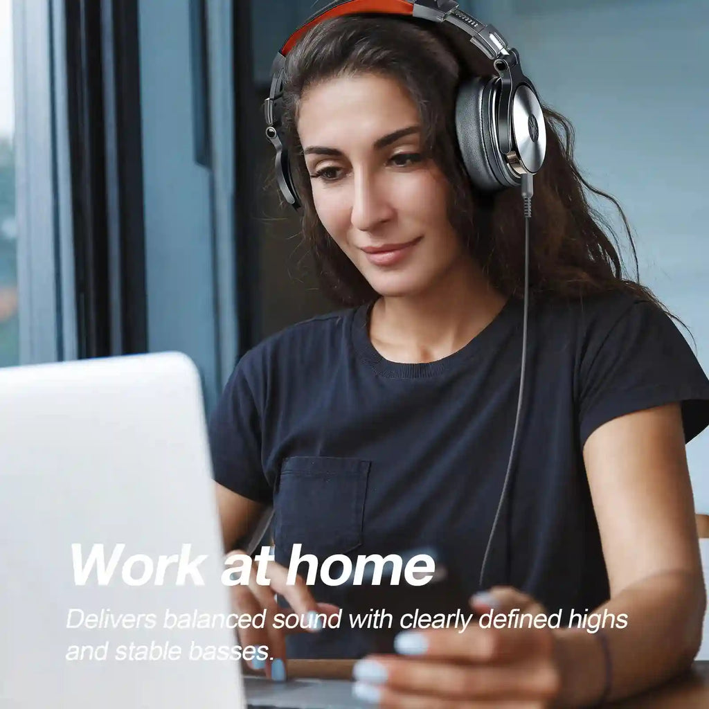 Studio Monitor Over-Ear Headphones - Foldable Pro Audio Tidesmit Tidesmit
