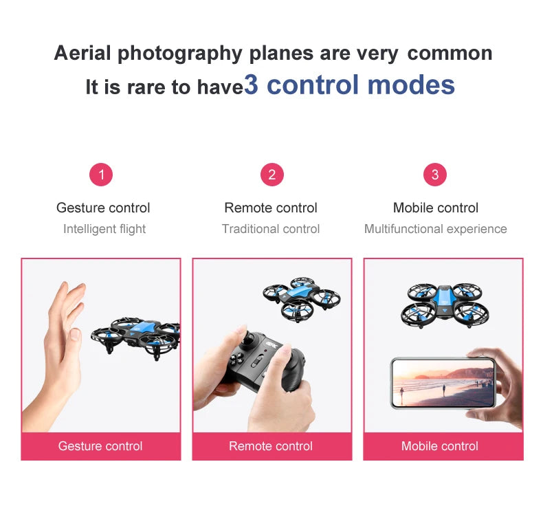 4K Camera Drone - Foldable Beginner Quadcopter with Obstacle Avoidance Tidesmit