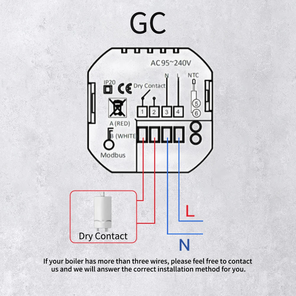 ZigBee Smart Thermostat Temperature Controller Hub Required Water/Electric floor Heating Water/Gas Boiler with Alexa Google Home