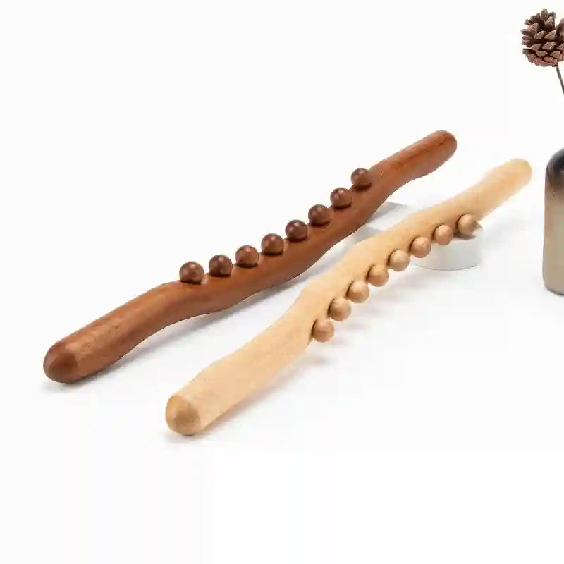 Massage Roller Stick for Deep Tissue Muscle Therapy - Beech Wood Massage Roller Tidesmit