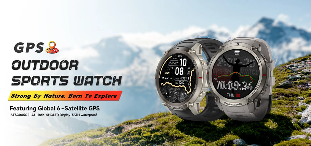 LIGE 5ATM Waterproof GPS Smart Watch Heart Rate Blood Oxygen 500mAh Battery Fitness Outdoor Offline Map Smartwatch Men Women