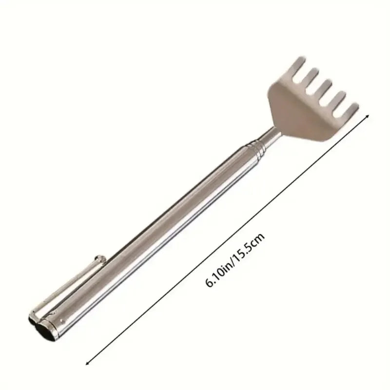 Telescopic Back Scratcher Pen: Portable Stainless Steel Massager Body Shaping Massage Equipment Tidesmit