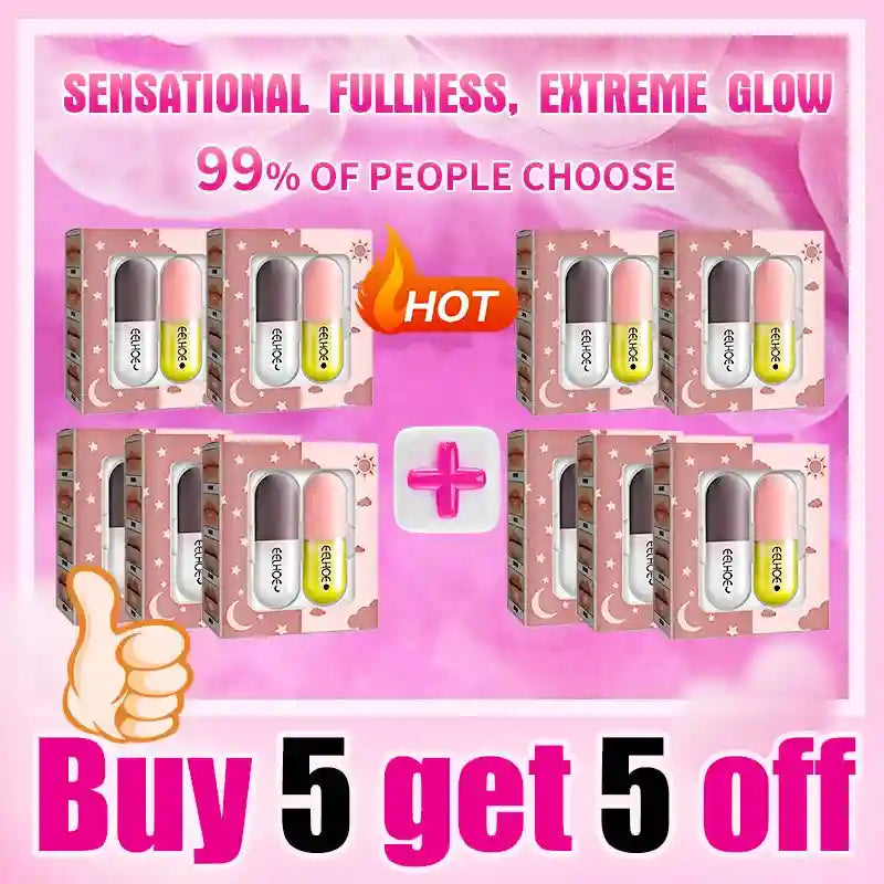 Lip Plumper Serum | Natural Moisturizing Lip Treatment | Tidesmit Lip Care Buy 5 get 5 off Tidesmit