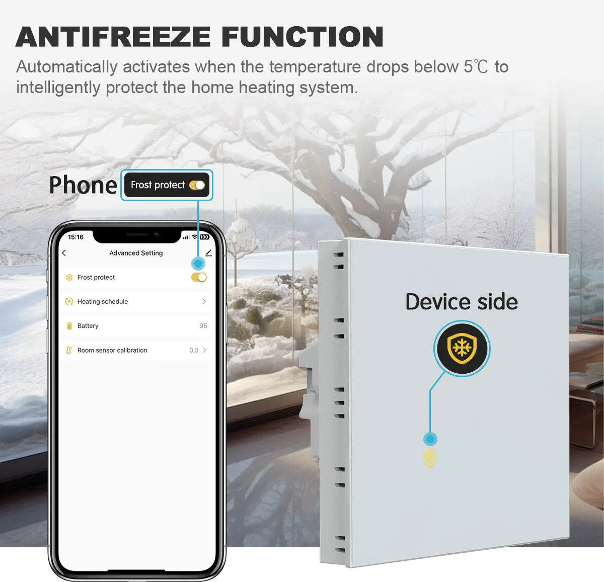 Smart Thermostat Tuya WiFi for Water/Electric Floor Heating Gas Boiler Remote Temperature Controller Alexa Google Yandex Voice