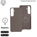 Samsung Galaxy S24 Ultra Aramid Fiber Case: Slim Military-Grade Protection Brown Tidesmit