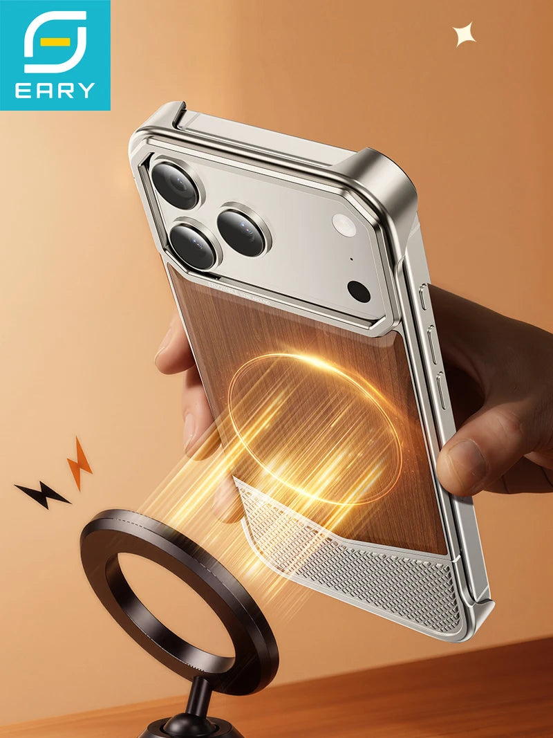 iPhone 17 Pro Max Phone Case | Slim Shock-Absorbing Wood Shell Tidesmit