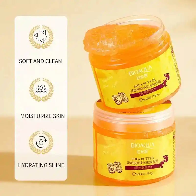 Foot Massage Exfoliating Cream - 180g Smoothing Orange Scrub Treatment Scrubs Treatments Tidesmit