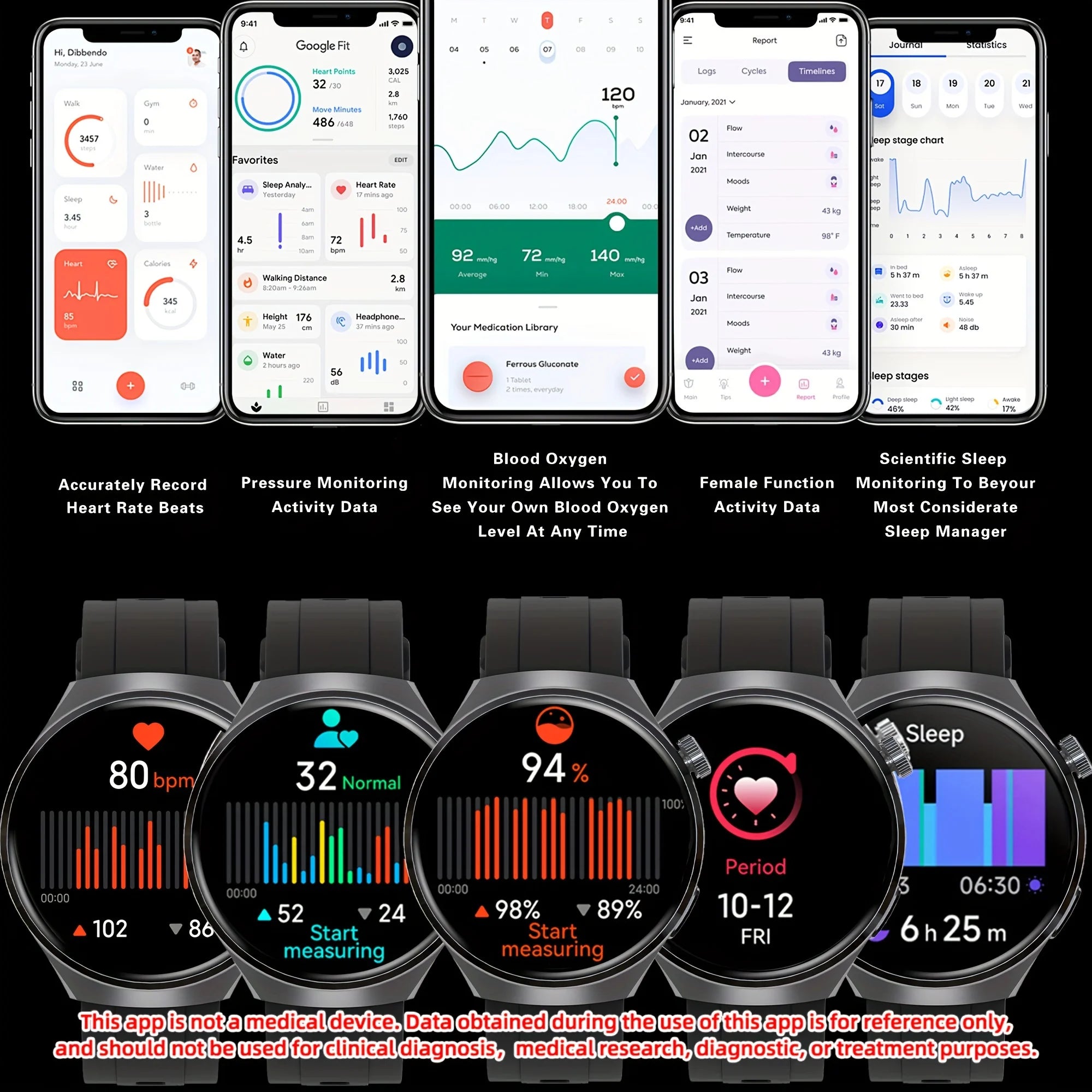 SENBONO Men's Smart Watch Heart Rate Blood Oxygen Monitor Bluetooth Call Multiple Sport Modes Voice Assistant Smartwatch for Men