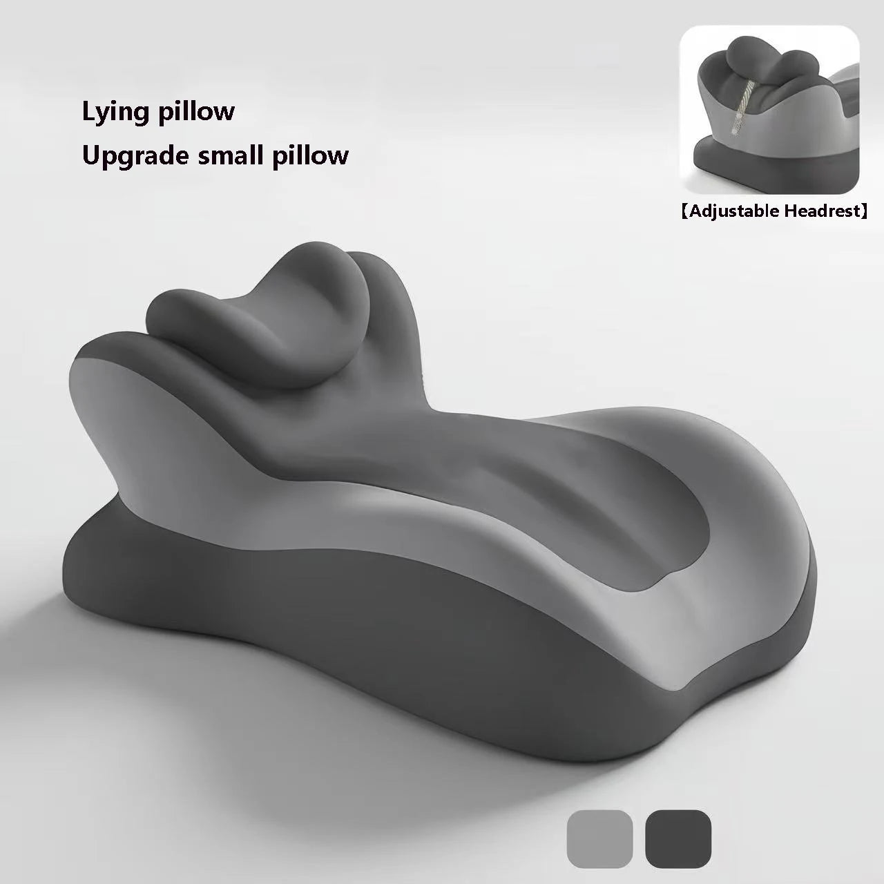 Memory Foam Ergonomic Pillow for Neck Support and Muscle Relief Massage Cushion With pillow C Tidesmit