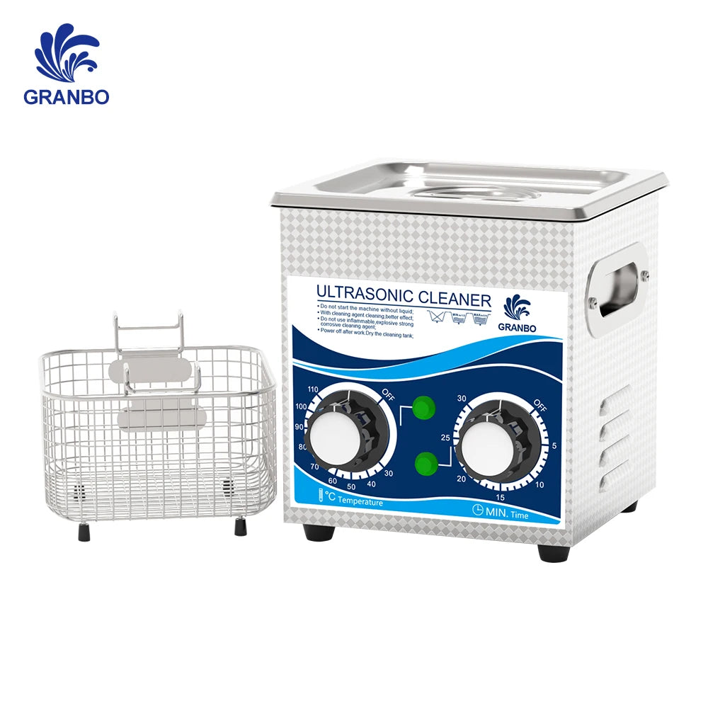 Tidesmit 120W Ultrasonic Cleaner 1.3L with heater and timer for cleaning jewelry, watches, and glasses