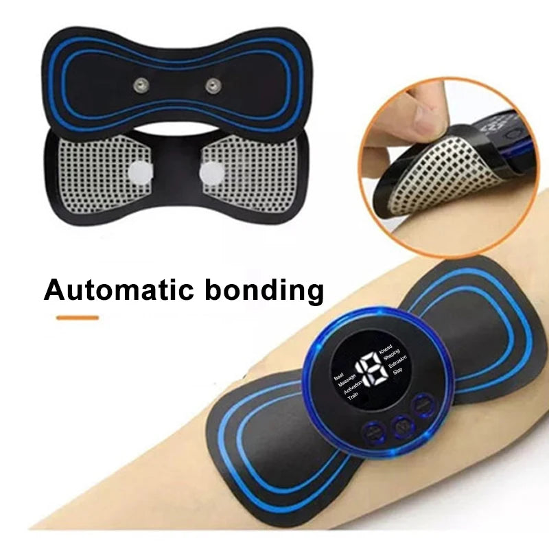 Portable Electric Massager for Muscle Relief - 8 Mode Wellness Device Massage Cushion Tidesmit