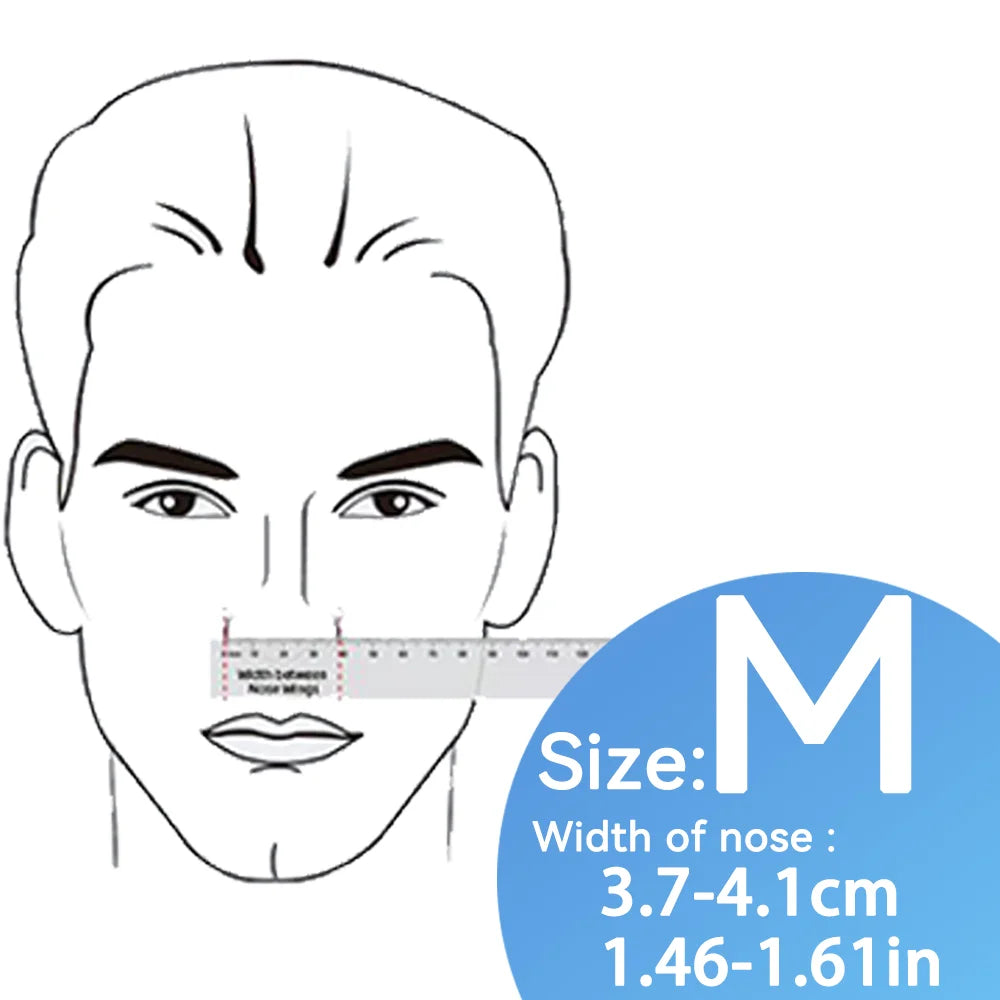 BMC N5B CPAP Nasal Mask With Adjustable Headgear New CPAP Mask For Sleep Apnea S/M/L/XL Sizes Silicone Pads Fast Shipping