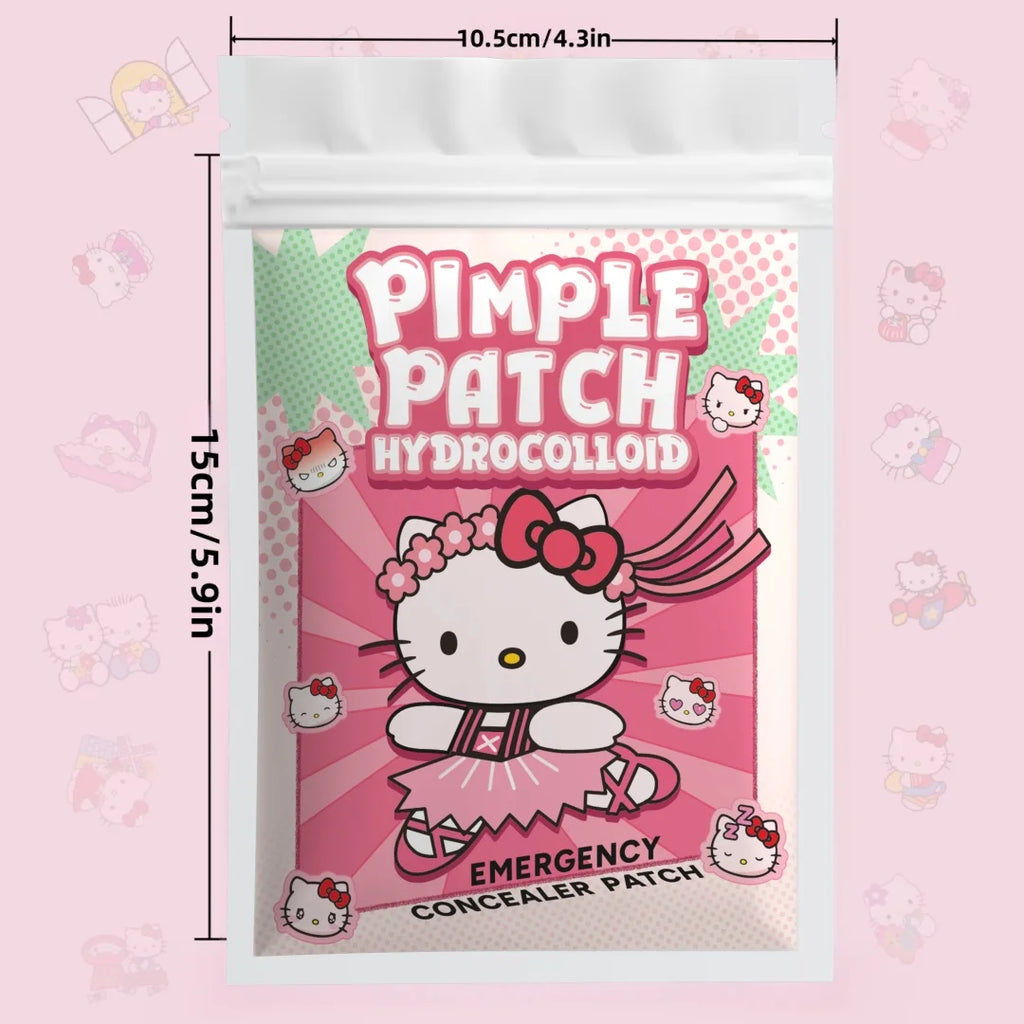 48/120PCS hello kitty Acne patches, facial acne patches, hydrogel acne removal patches, concealer