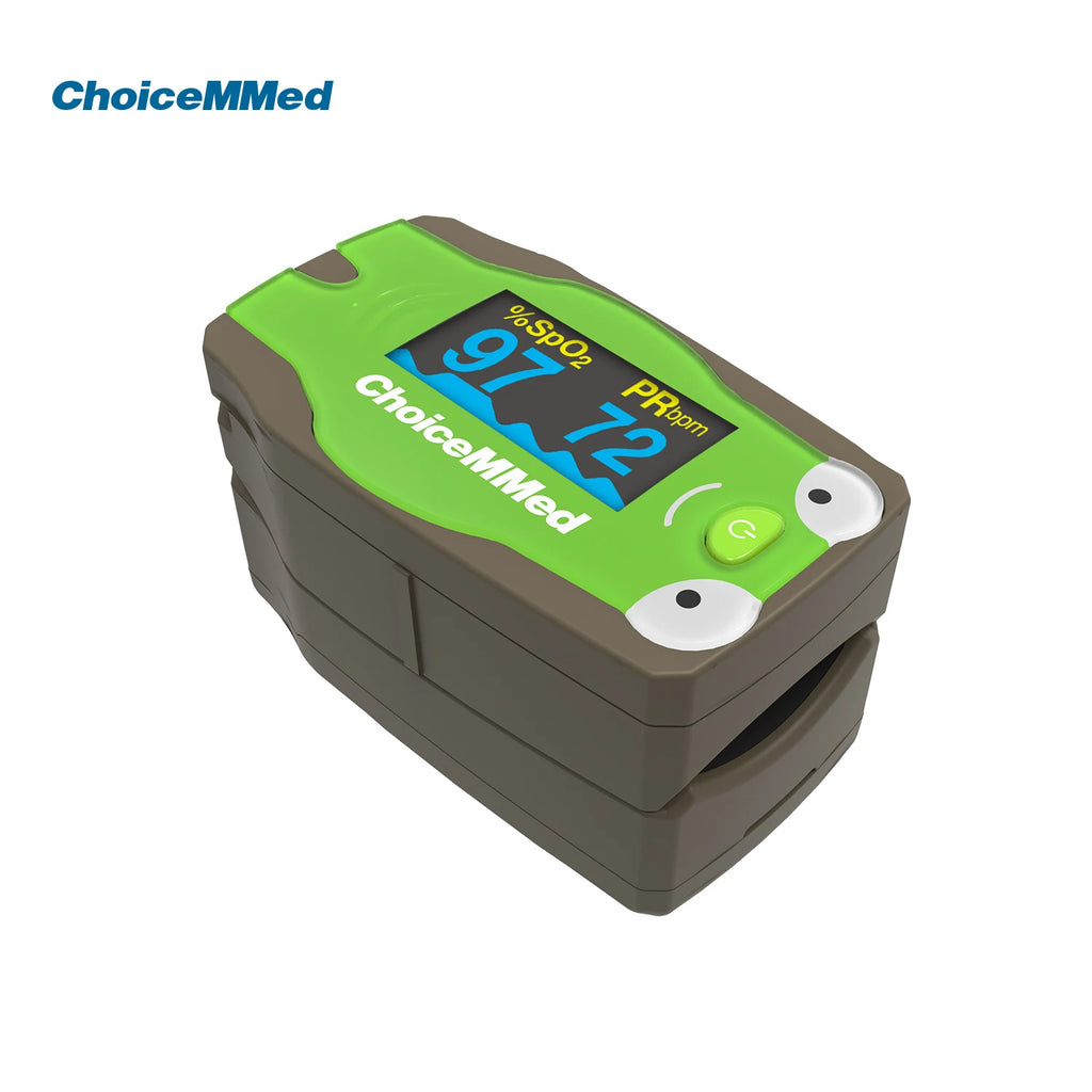 ChoiceMMed Children Finger Pulse Oximeter Blood Oxygen Saturation Monitor Pulse Rate Meter Pulse Oxiometer OLED Oximetro de dedo