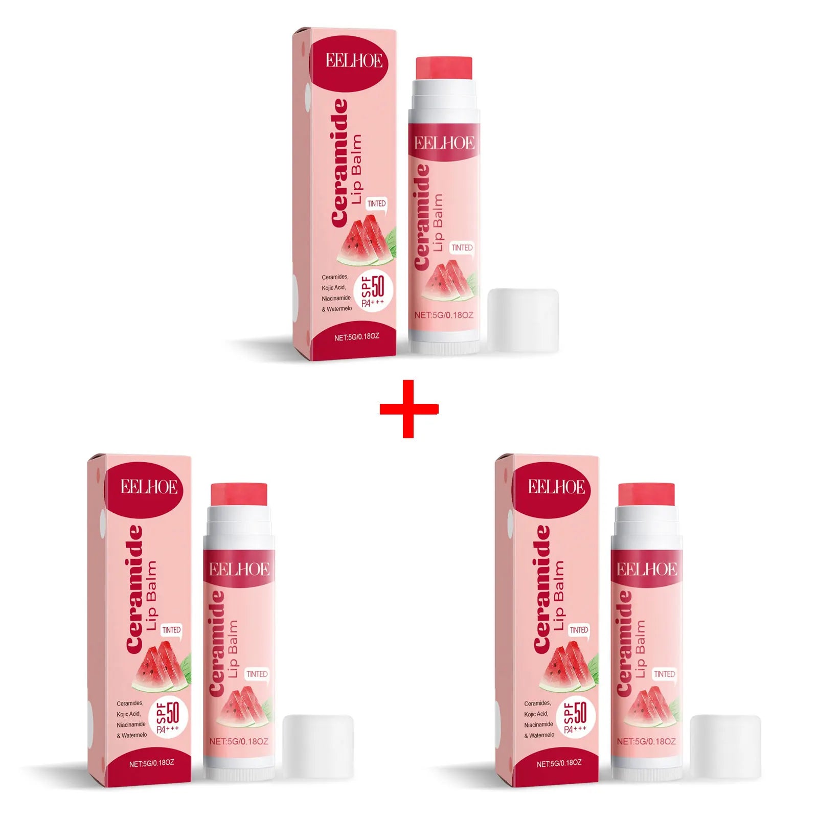 Watermelon Lip Balm for Dark Lips – Moisturizing Tinted Treatment (15g) Lip Care 15g boxed Tidesmit