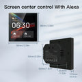 Tidesmit 4-Inch Smart Home Control Panel ZigBee Hub - Alexa Built-in center control panel Alexa Bulit-in Tidesmit