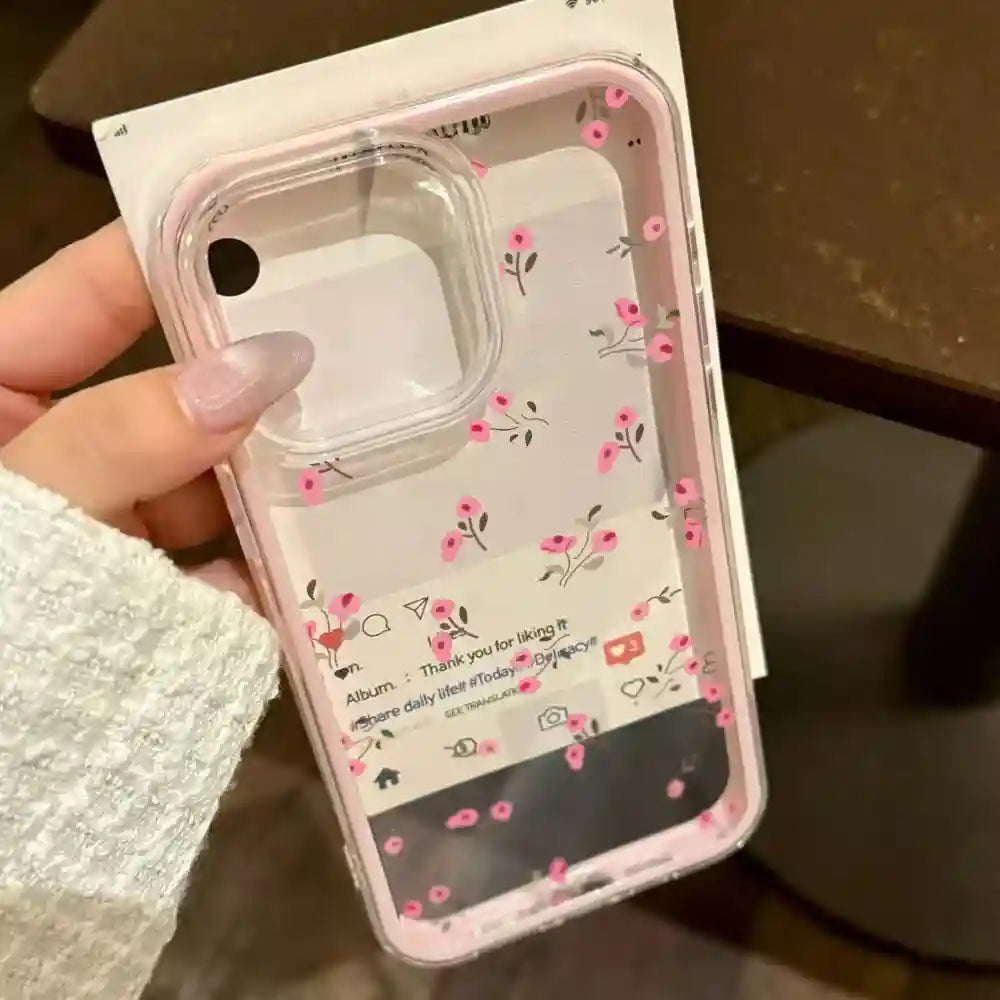 Floral iPhone 15 Pro Case - Slim Shock-Absorbing Cover with Drop Protection 2NG89 Tidesmit