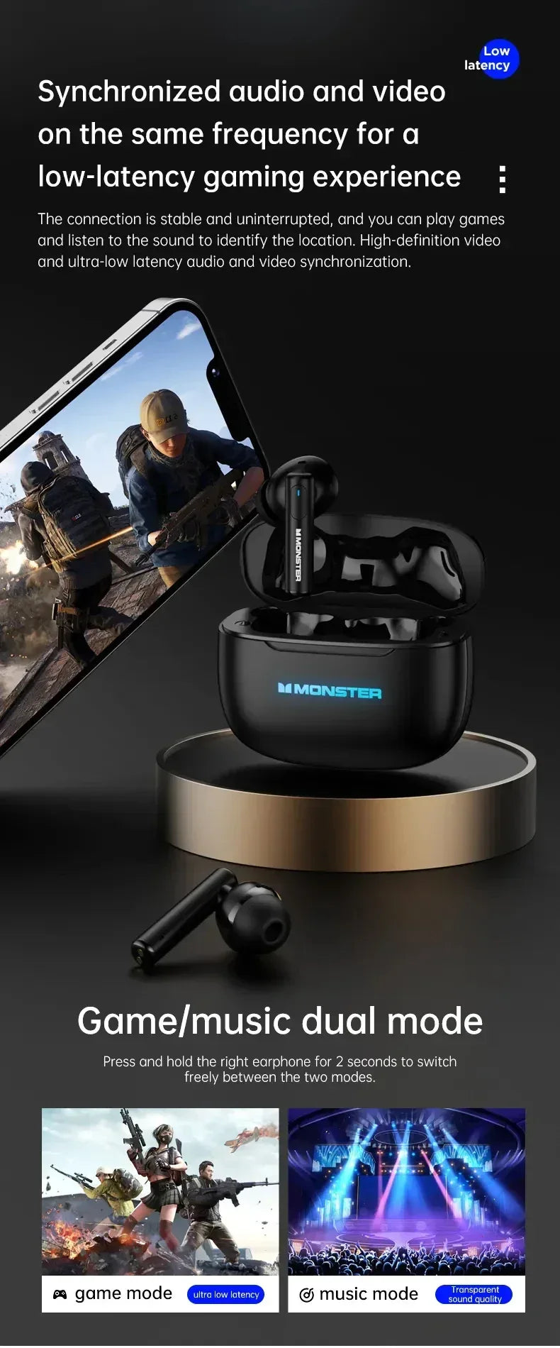 Tidesmit XKT26 Noise Cancelling TWS Bluetooth Earbuds | 35% Off Tidesmit