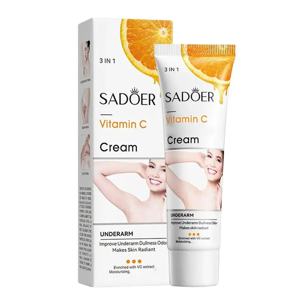 50g VC Underarm Whitening Cream Niacinamide Body Lotion Moisturizing Hydrating Dry Skin Repair Brightening for women body care