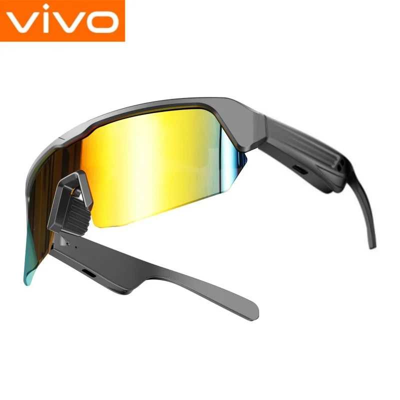 Bluetooth Cycling Sunglasses with Spatial Audio - Tidesmit Black Tidesmit