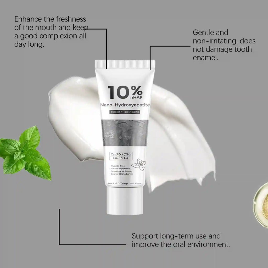 Tidesmit Nano Hydroxyapatite toothpaste for teeth whitening and effective tartar and plaque removal