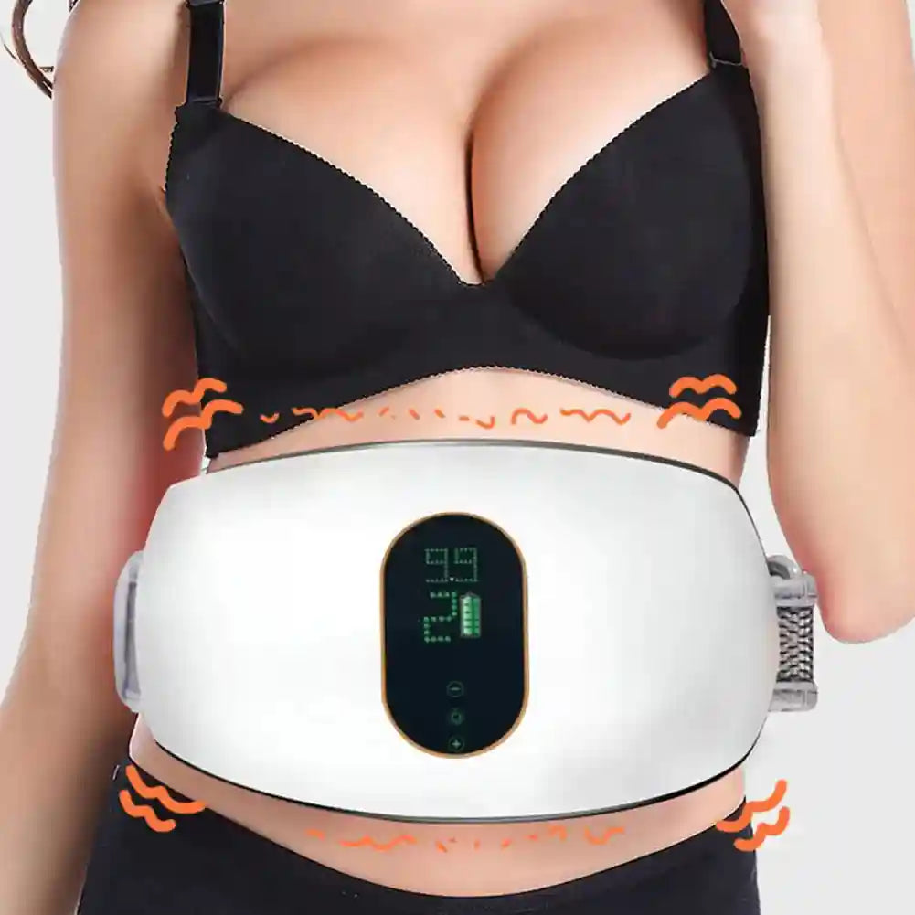 Abdominal Slimming Massage Belt - Rechargeable Heat Therapy Massager Massage Roller Tidesmit