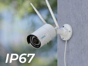 REOLINK 5MP Plug-in Outdoor WiFi Security Camera Security IP67 Smart Motion Detection Dual Wi-Fi IP Camera for Home Surveillance