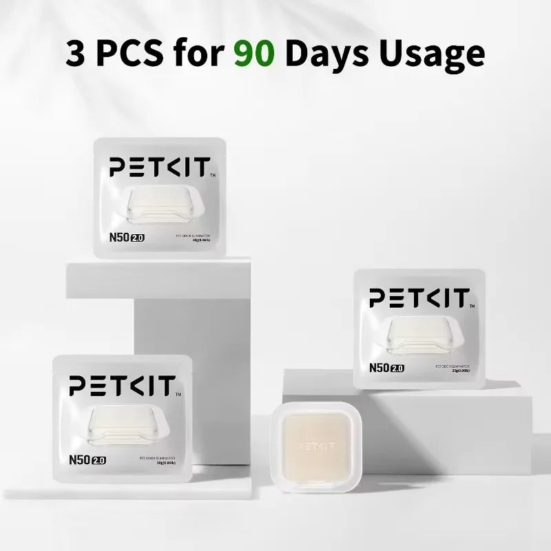 PETKIT N50 Second Deodorant Cubes Generation For PURA MAX Cat Litter Box Automatic Pet Supplies Cats Puramax2 Parts Deodorizer