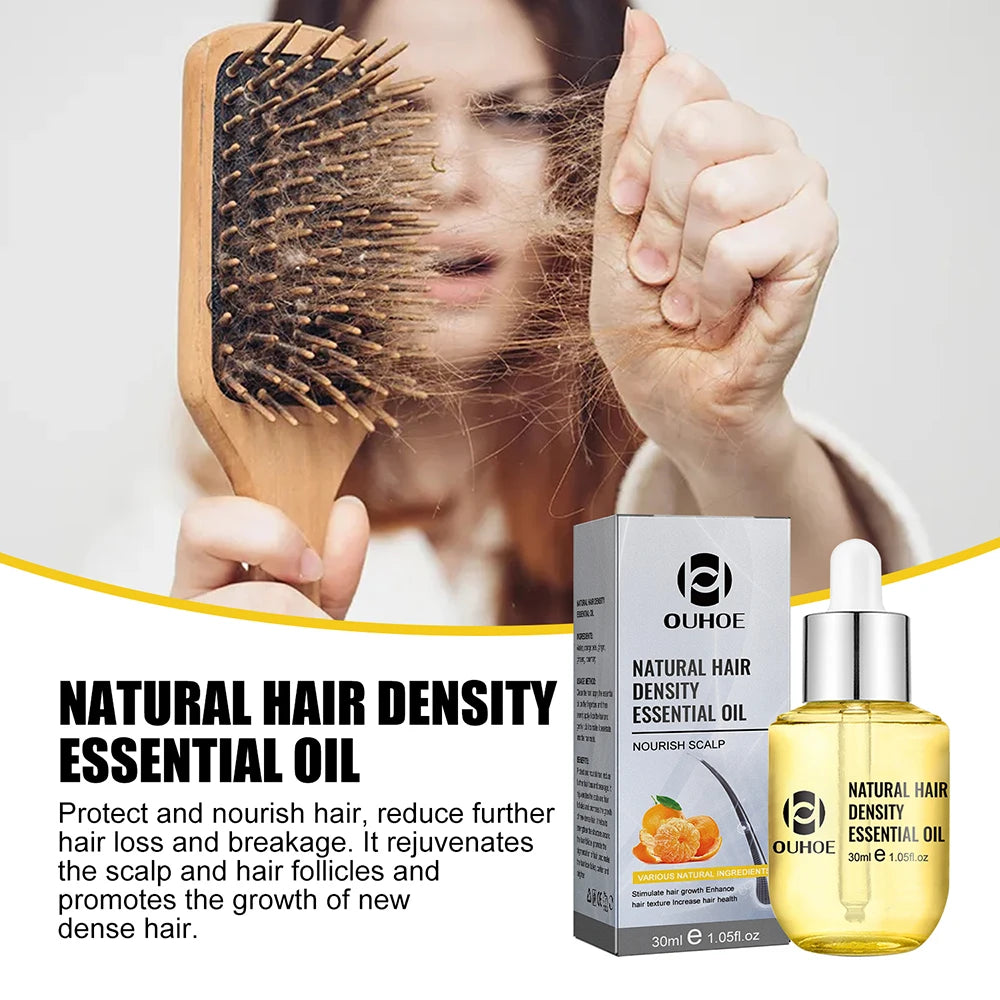 Tidesmit Ginger Hair Growth Oil for thicker, fuller hair and natural hair loss treatment for men and women.