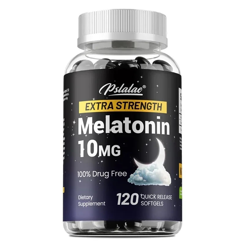 Extra Strength Melatonin - Supports Healthy Sleep Cycles, Improves Sleep Quality, Maintains Gut Health, and Boosts Immunity